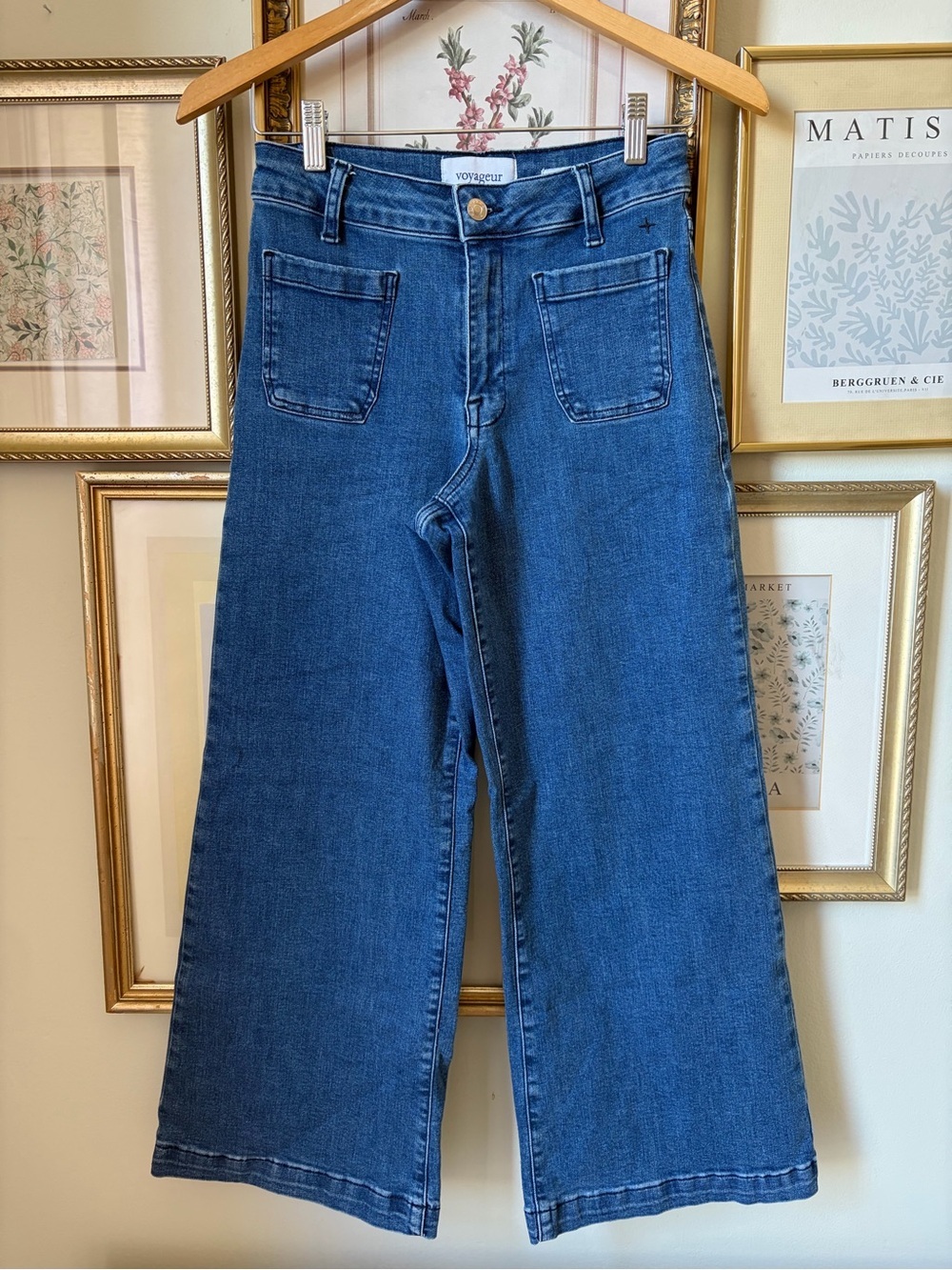 Voyageur Nomad Cropped Sailor Wide Leg Jeans 26